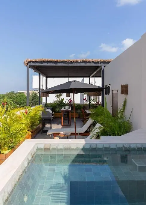 Exclusivo Penthouse Con Alberca Privada Y Roof Appartement Tulum Pueblo