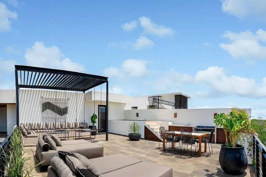 Exclusivo Penthouse Con Alberca Privada Y Roof Appartement Tulum Pueblo 0*,
